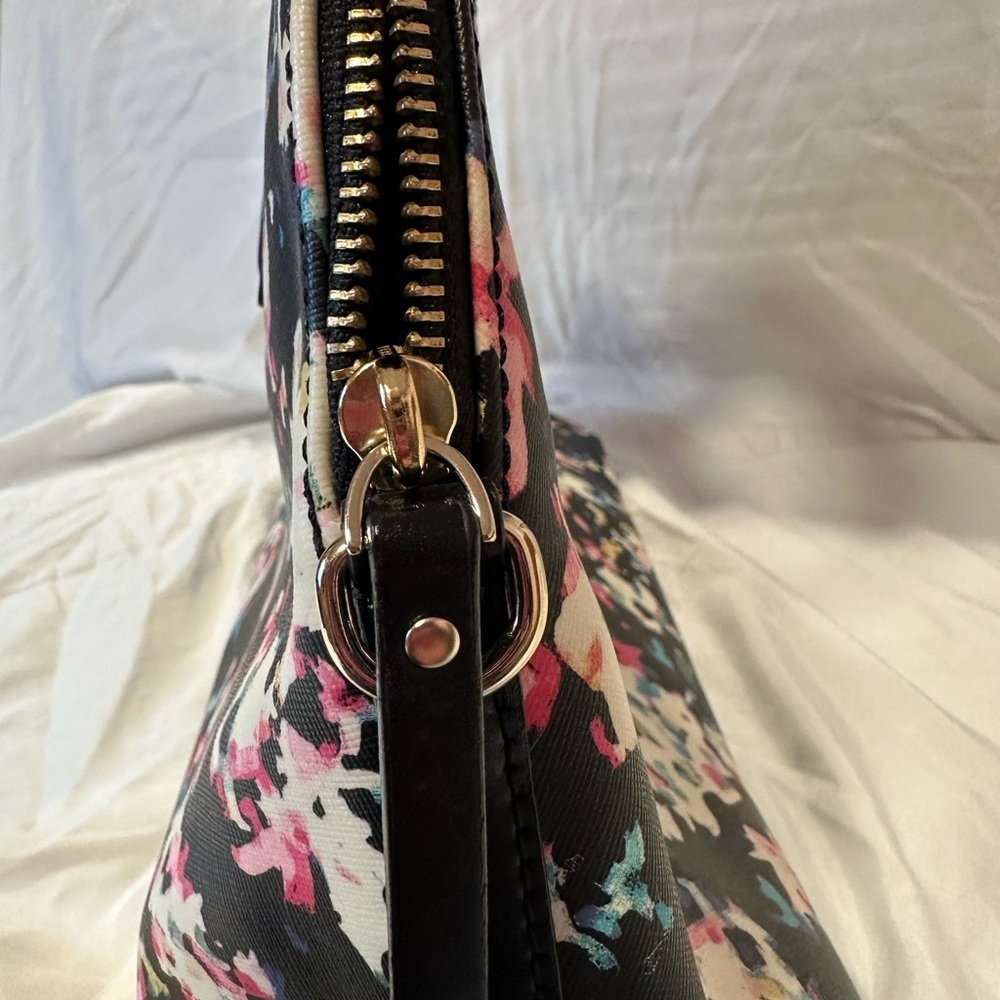 Kate Spade Black Floral Brightwater Dr Rachelle Satchel - Picture 10 of 16